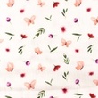 [S1270R-185925] [S1270R] Double Gauze Crinkled Digital Printed Mix Fiorello Snoozy Fabrics (Butterflies)