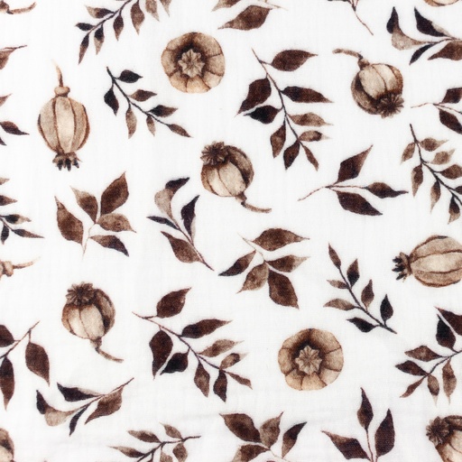 [S1309R] Double Gauze Crinkled Digital Printed Mix River Snoozy Fabrics