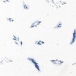 [S1271R-185940] [S1271R] Double Gauze Crinkled Digital Printed Mix Skye Snoozy Fabrics (Feathers)