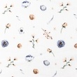 [S1271R-185942] [S1271R] Double Gauze Crinkled Digital Printed Mix Skye Snoozy Fabrics (Flower)