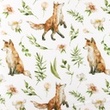[S1273R-185957] [S1273R] Poplin Digital Printed Mix Wolfe Snoozy Fabrics (Design C)