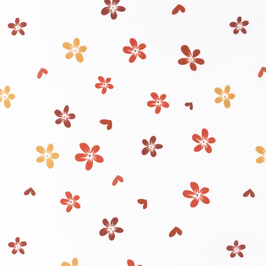 [S1406R] Popelín Impreso Flores Snoozy Fabrics