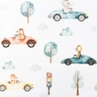 [S1278R-185990] [S1278R] Poplin Digital Printed Mix Glenn Snoozy Fabrics (Design C)