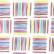 [S1400R-187031] [S1400R] Poplin Printed Square Stripes Snoozy Fabrics (Multi)