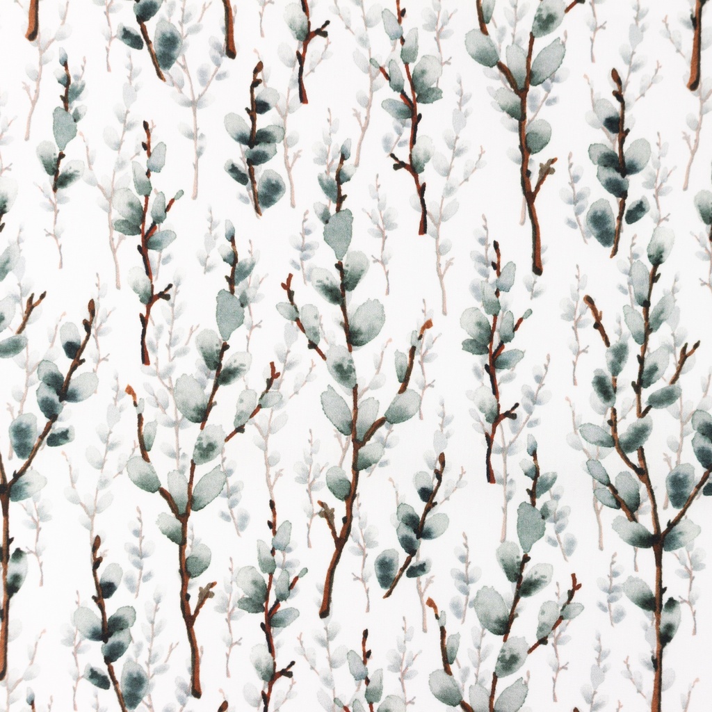 [S1281R] Poplin Digital Printed Mix Marsh Snoozy Fabrics