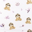 [S1283R-186026] [S1283R] Poplin Digital Printed Mix Bloom Snoozy Fabrics (Animals)