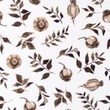 [S1284R-186032] [S1284R] Poplin Digital Printed Mix Frenchie Snoozy Fabrics (Winter Flower)
