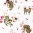 [S1287R-186054] [S1287R] Popeline Impression Numérique Mix Jacky Snoozy Fabrics (Jaguar Petit)