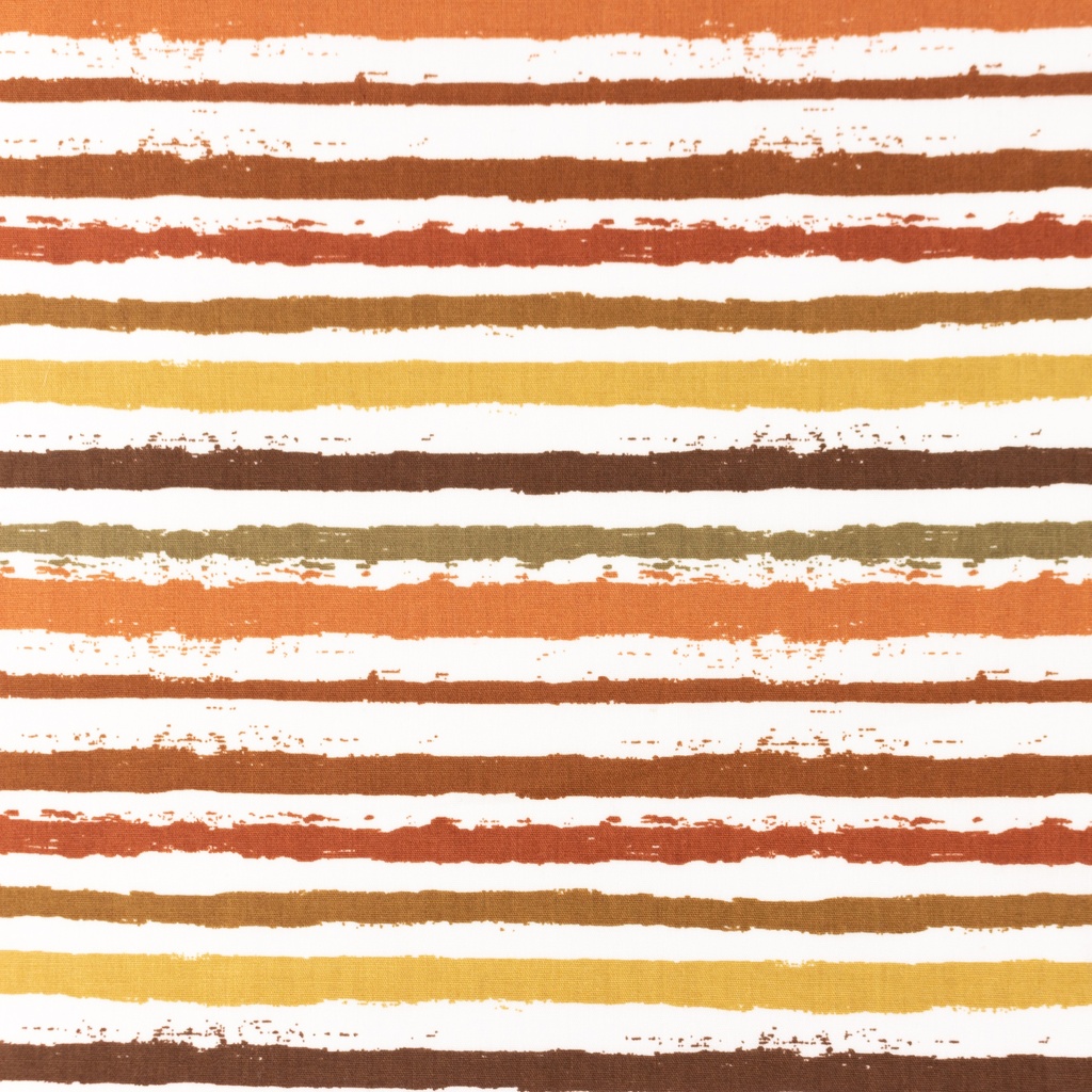 [S1398R] Poplin Printed Small Stripes Snoozy Fabrics