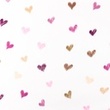 [S1388R-186946] [S1388R] Poplin Printed Hearts Snoozy Fabrics (Old Pink)