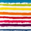 [S1393R-186978] [S1393R] Double Gauze Crinkled Printed Big Stripes Snoozy Fabrics (Multi)
