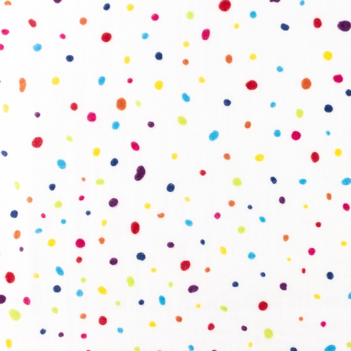 [S1403R] Double Gauze Crinkled Printed Small Dots Snoozy Fabrics