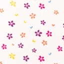[S1407R-187087] [S1407R] Double Gauze Crinkled Printed Flowers Snoozy Fabrics (Multi)