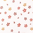 [S1407R-187088] [S1407R] Double Gauze Crinkled Printed Flowers Snoozy Fabrics (Brick)