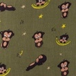 [S1409R-187101] [S1409R] Monos Estampados Arrugados de Gasa Doble Snoozy Fabrics (Camuflaje Verde)