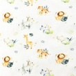 [S1415L-187220] [S1415L] Waffle Jersey Digital Printed Baby Animals Snoozy Fabrics (Design D)
