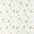 [S1463L-187560] [S1463L] Double Gauze Crinkled Digital Printed Leaves and Flowers Snoozy Fabrics (Design A)