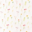 [S1463L-187562] [S1463L] Double Gauze Crinkled Digital Printed Leaves and Flowers Snoozy Fabrics (Design C)