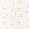 [S1463L-187564] [S1463L] Double Gauze Crinkled Digital Printed Leaves and Flowers Snoozy Fabrics (Design E)