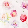 [S1465L-187576] [S1465L] Double Gauze Crinkled Digital Printed Watercolour Flowers Snoozy Fabrics (Design A)