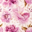 [S1465L-187579] [S1465L] Double Gauze Crinkled Digital Printed Watercolour Flowers Snoozy Fabrics (Design D)