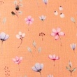 [S1467L-187592] [S1467L] Double Gauze Crinkled Digital Printed Flowers Snoozy Fabrics (Design D)