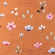 [S1467L-187593] [S1467L] Double Gauze Crinkled Digital Printed Flowers Snoozy Fabrics (Design E)