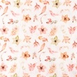 [S1481L-187681] [S1481L] Double Gauze Crinkled Digital Printed Summer Leaves Snoozy Fabrics (Design B)