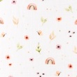 [S1482L-187686] [S1482L] Double Gauze Crinkled Digital Printed Bunnies Snoozy Fabrics (Design A)
