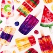 [S1479L-187666] [S1479L] Poplin Digital Printed Ice Creams Snoozy Fabrics (Design A)