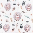[S1450L-187469] [S1450L] Jersey Digital Printed Hedgehog Snoozy Fabrics (Design A)
