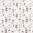 [S1450L-187471] [S1450L] Jersey Digital Printed Hedgehog Snoozy Fabrics (Design C)