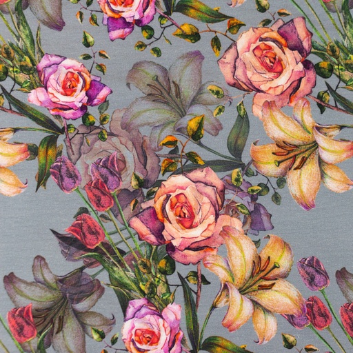 [S1485L] Jersey Digital Printed Rosie Snoozy Fabrics