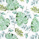[S1491L-187743] [S1491L] Jersey Digital Printed Eucalyptus Mix Snoozy Fabrics (Design A)