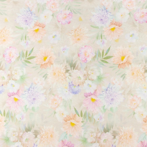 [S1506L] Jersey Digital Printed Flower Fairies Snoozy Fabrics