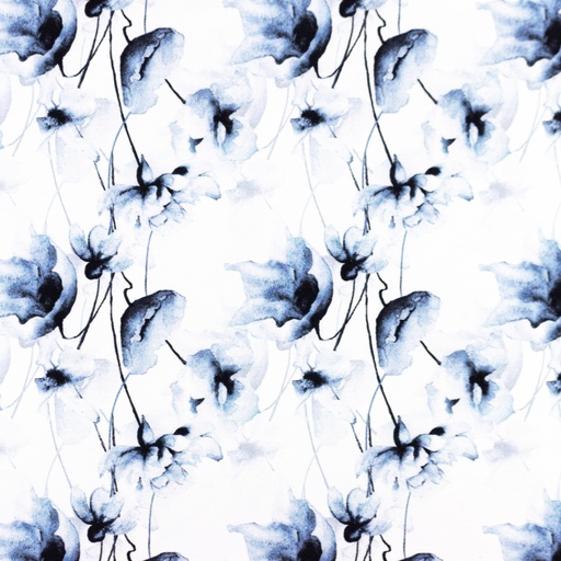 [S1508L] Jersey Digital Printed Poppy Snoozy Fabrics