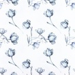 [S1508L-187855] [S1508L] Jersey Digital Printed Poppy Snoozy Fabrics (Design B)