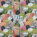 [S1518L-187914] [S1518L] Jersey Digital Printed Colorful Tree Snoozy Fabrics (Design A)
