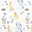[S1522L-187938] [S1522L] Jersey Digital Printed Nelly Snoozy Fabrics (Design A)