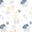 [S1522L-187939] [S1522L] Jersey Digital Printed Nelly Snoozy Fabrics (Design B)