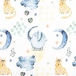 [S1522L-187940] [S1522L] Jersey Digital Printed Nelly Snoozy Fabrics (Design C)