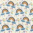 [S1544L-188068] [S1544L] Jersey Digital Printed Unicorn Dream (Rainbow Unicorn)