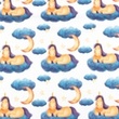 [S1544L-188067] [S1544L] Jersey Digital Printed Unicorn Dream (Unicorn Dream)