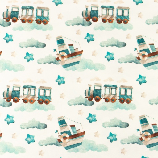 [S1542L] Jersey Digital Printed Dreamy Mint
