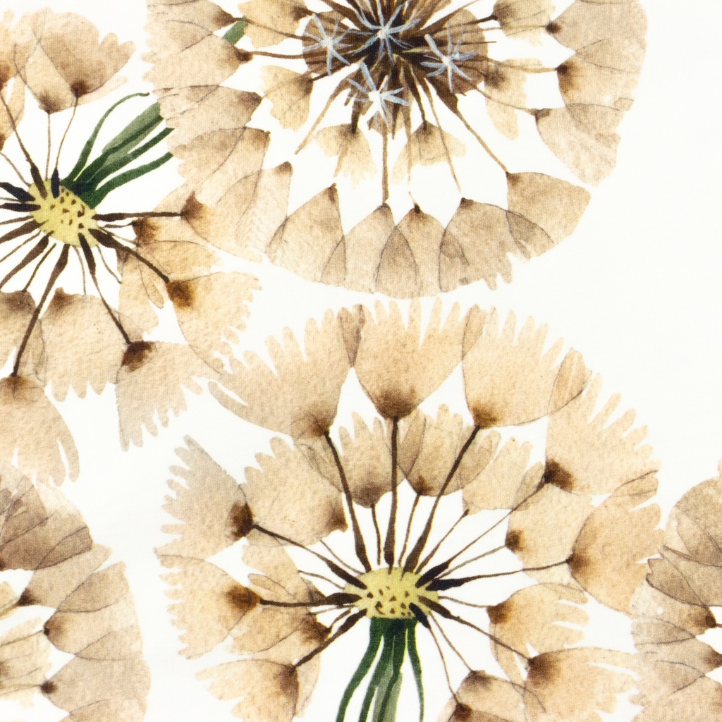 [S1540L] Jersey Digital Printed Big Flowers