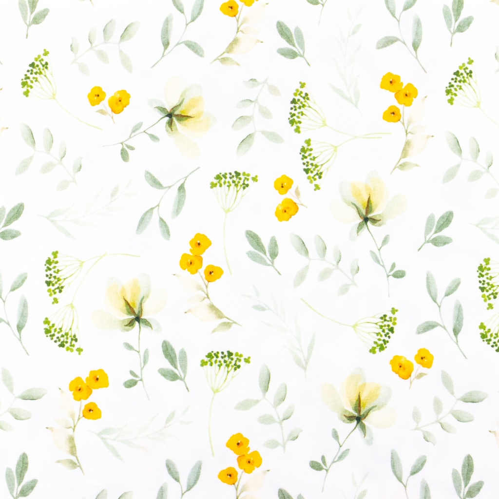 [S1539L] Jersey Digital Printed Flower Sea