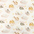 [S1417R-187235] [S1417R] Waffle Jersey Digital Printed Dreamy Friends Snoozy Fabrics (Design E)