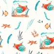 [S1533L-188001] [S1533L] Jersey Digital Printed Ocean Theme (Design B)