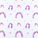 [S1530L-187982] [S1530L] Jersey Digital Printed Pink Rainbow (Light Grey)
