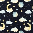 [S1674L-3754] [S1674L] Jersey Digital Printed Galaxy (Galaxy)